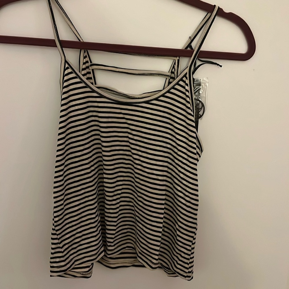 Striped Spaghetti Strap Top